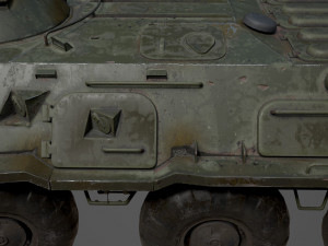 BTR 80 Military Vehicle 3D 模型