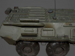 BTR 80 Military Vehicle 3D 模型