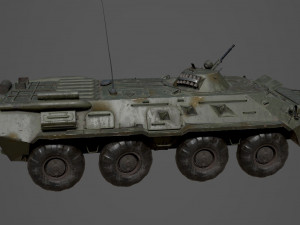 BTR 80 Military Vehicle 3D 模型