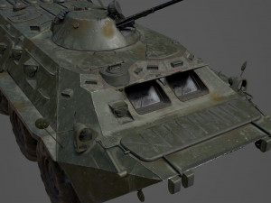 BTR 80 Military Vehicle 3D 模型