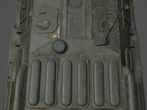 BTR 80 Military Vehicle 3D Model