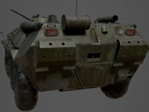 BTR 80 Military Vehicle 3D Model