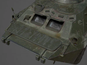 BTR 80 Military Vehicle 3D Model