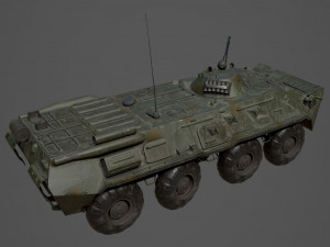 BTR 80 Military Vehicle 3D 模型