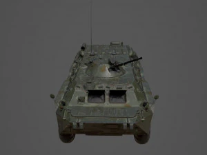 BTR 80 Military Vehicle 3D Model
