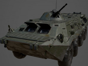 BTR 80 Military Vehicle 3D 模型