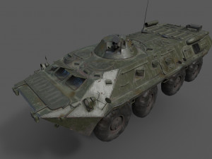 BTR 80 Military Vehicle 3D 模型