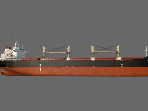Bulk Carrier Ship Modello 3D