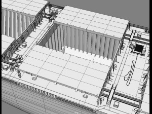 Bulk Carrier Ship 3D-Modell