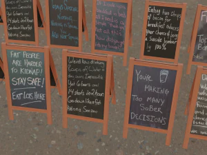 Chalkboard 3D Model