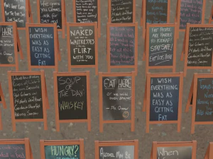 Chalkboard 3D Model