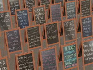 Chalkboard 3D Model