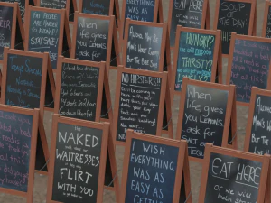 Chalkboard 3D Model