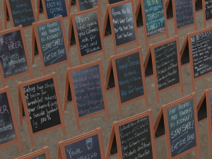 Chalkboard Model 3D