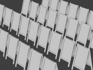 Chalkboard 3D Model