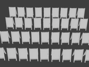 Chalkboard 3D Model