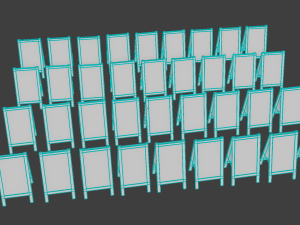 Chalkboard Model 3D