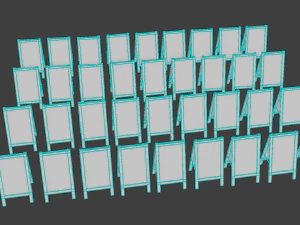 Chalkboard 3D Model