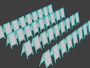 Chalkboard 3D Model