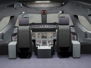 Aeroplane Cockpit Game Ready Model 3D