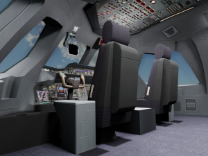 Aeroplane Cockpit Game Ready Modelo 3D