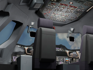 Aeroplane Cockpit Game Ready Modelo 3D