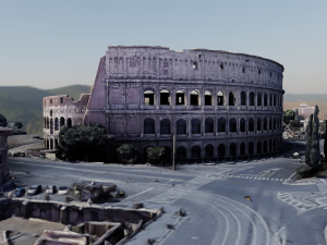 The Colosseum Rome Italy 3D Model