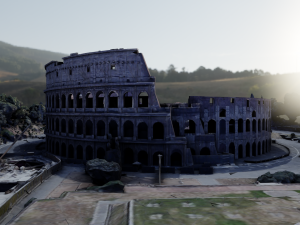 The Colosseum Rome Italy 3D Model