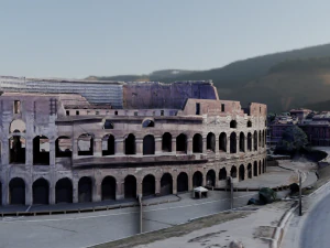 The Colosseum Rome Italy 3D Model