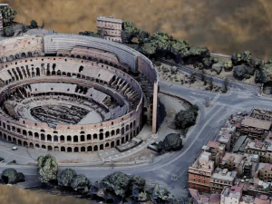 The Colosseum Rome Italy 3D Model