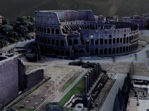 The Colosseum Rome Italy 3D Model