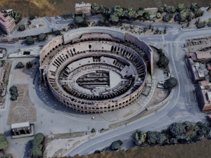The Colosseum Rome Italy 3D Model
