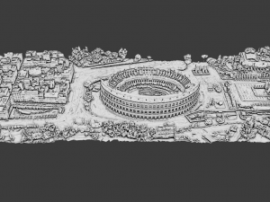 The Colosseum Rome Italy 3D Model