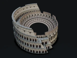 The Colosseum - Rome 3D Model