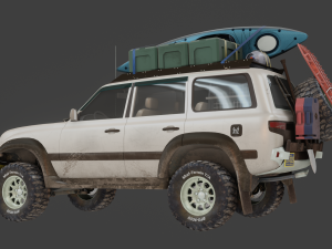 Land Explorer XYZ Car 3D Model