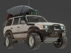 Land Explorer XYZ Car 3D Model