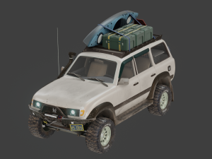 Land Explorer XYZ Car 3D Model