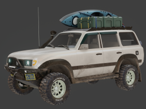 Land Explorer XYZ Car 3D Model