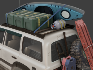 Land Explorer XYZ Car 3D Model
