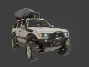 Land Explorer XYZ Car 3D Model