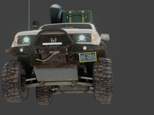 Land Explorer XYZ Car 3D Model