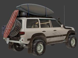 Land Explorer XYZ Car 3D Model