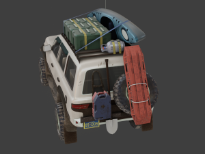 Land Explorer XYZ Car 3D Model