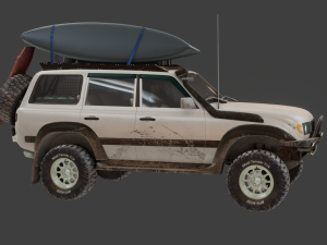 Land Explorer XYZ Car 3D Model