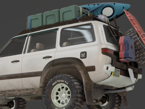 Land Explorer XYZ Car 3D Model