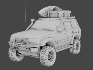 Land Explorer XYZ Car 3D Model