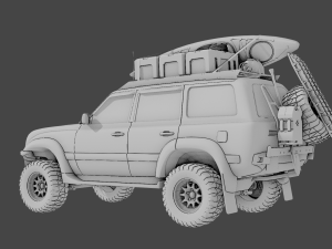 Land Explorer XYZ Car 3D Model
