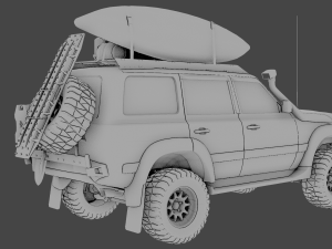 Land Explorer XYZ Car 3D Model