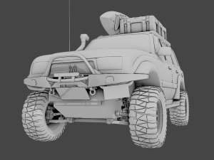 Land Explorer XYZ Car 3D Model