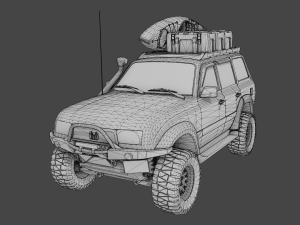 Land Explorer XYZ Car 3D Model